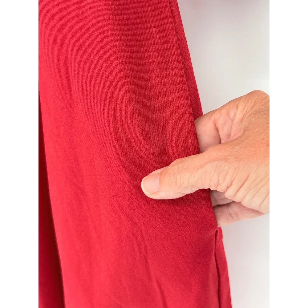 Pinup Couture Monica Dress Womens 2X Red Vintage Inspired‎ Swing Pockets NEW